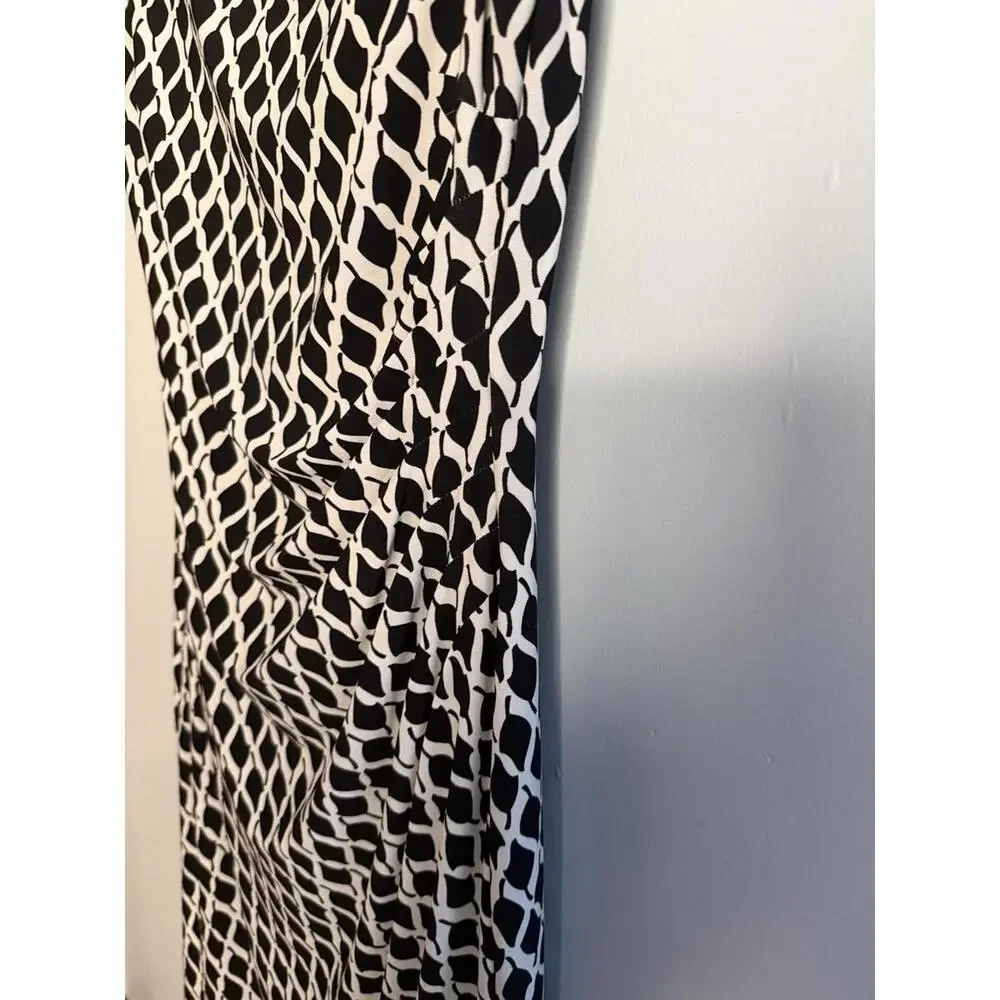 Lauren Ralph Lauren Dress Sheath Knee Length Stretch Ruched Black Boat Neck 10 - Picture 5 of 11